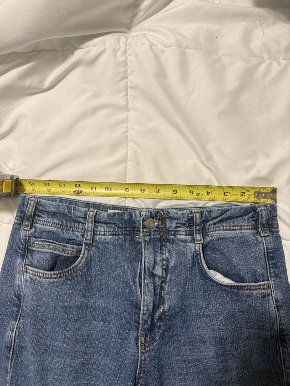 Anthropologie Pilcro Ella Wide Leg Distressed Blue Women’s Jeans - Picture 9 of 10